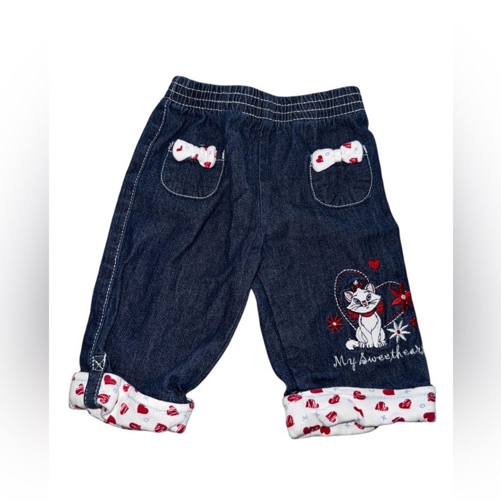 Vintage Disney The Aristocats Marie Baby Girl Pants
